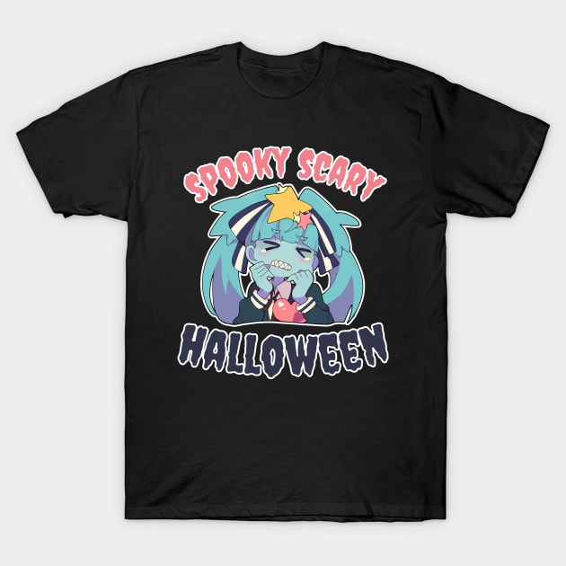 Spooky Scary Hallwoeen T-Shirt by the-Bebop